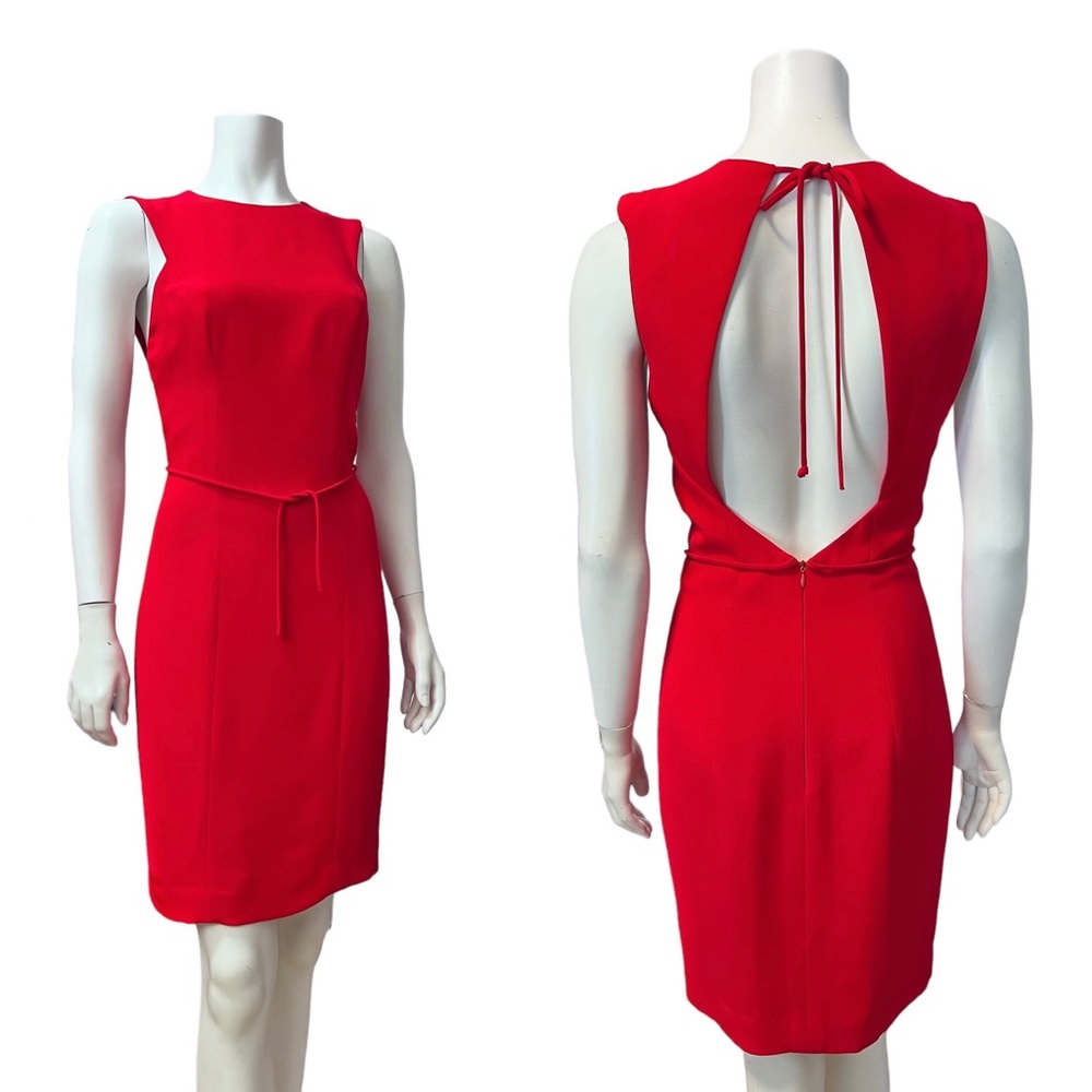 VINTAGE 90s Sexy Backless Red Dress Size 2/4